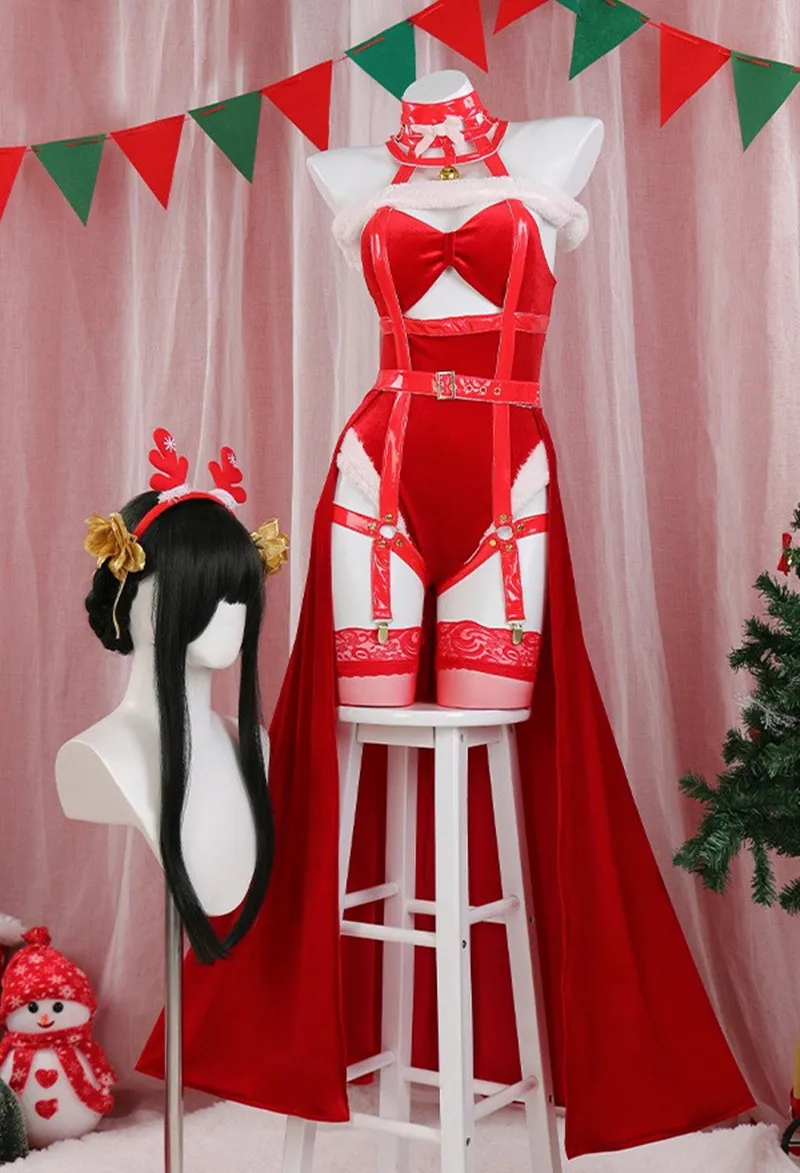 Hot Anime Game SPY × FAMILY Yor Forger Cosplay Costume Uniform Jumpsuit Wig Party New Year Christmas Women Role Play Clothing
Hot Anime Game SPY × FAMILY Yor Forger Cosplay Costume Uniform Jumpsuit Wig Party New Year Christmas Women Role Play Clothing