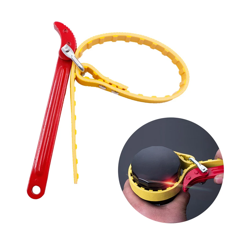 Belt Wrench Oil Filter Puller Strap SpannerChain Jar Lids Cartridge Disassembly Tool Adjustable Strap Opener Plumbing Tool
Belt Wrench Oil Filter Puller Strap SpannerChain Jar Lids Cartridge Disassembly Tool Adjustable Strap Opener Plumbing Tool