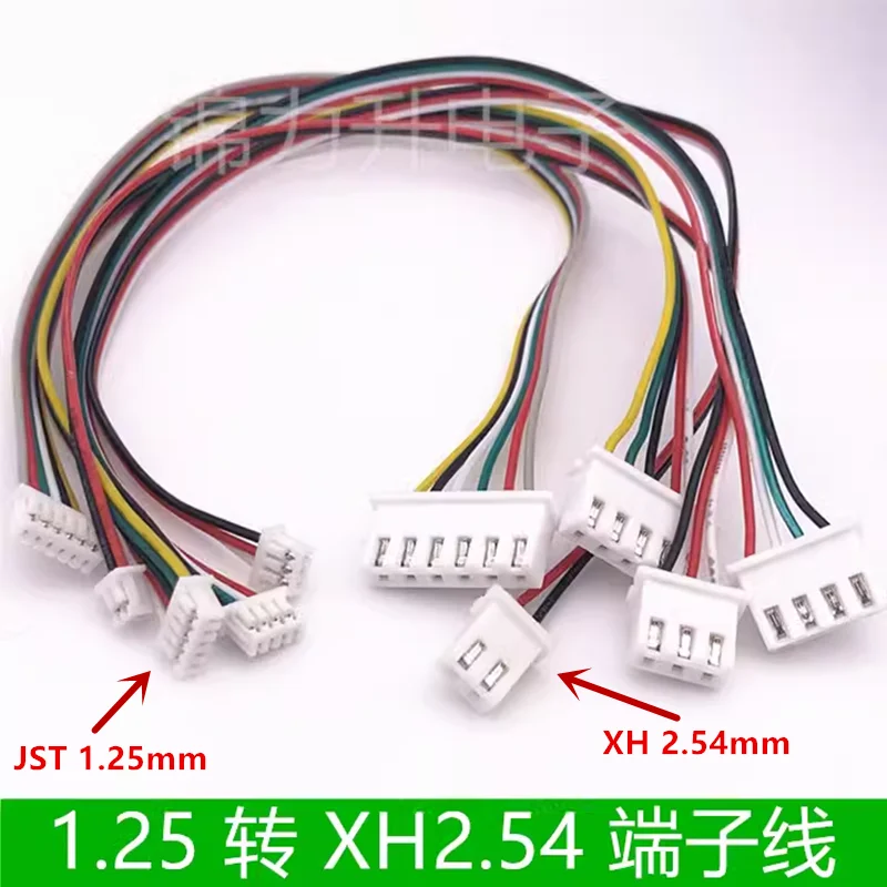

5Pcs JST 1.25 mm To XH2.54 mm Pitch Electronic Wire Connection Terminal Wire Harness 2P 3P 4P 5P 6Pin 200mm Length