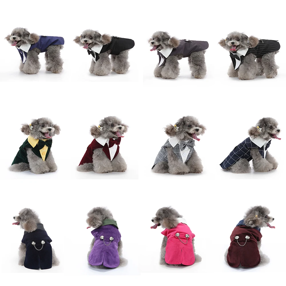 Christmas Dog Tuxedo Costume Dog Wedding Jacket Suit Formal Shirt Pet Puppy Prince Ceremony Bow Tie Suit Small Dogs Cats Clothes
Christmas Dog Tuxedo Costume Dog Wedding Jacket Suit Formal Shirt Pet Puppy Prince Ceremony Bow Tie Suit Small Dogs Cats Clothes