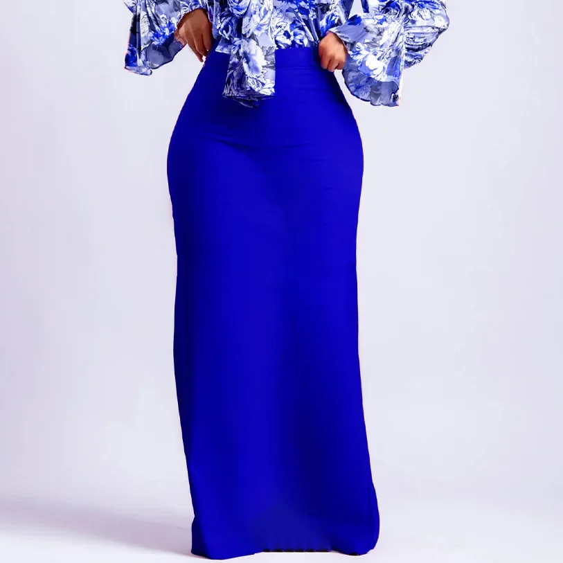 Women's new fashionable long skirt Tongle solid color high waist mid-length skirt
Women's new fashionable long skirt Tongle solid color high waist mid-length skirt