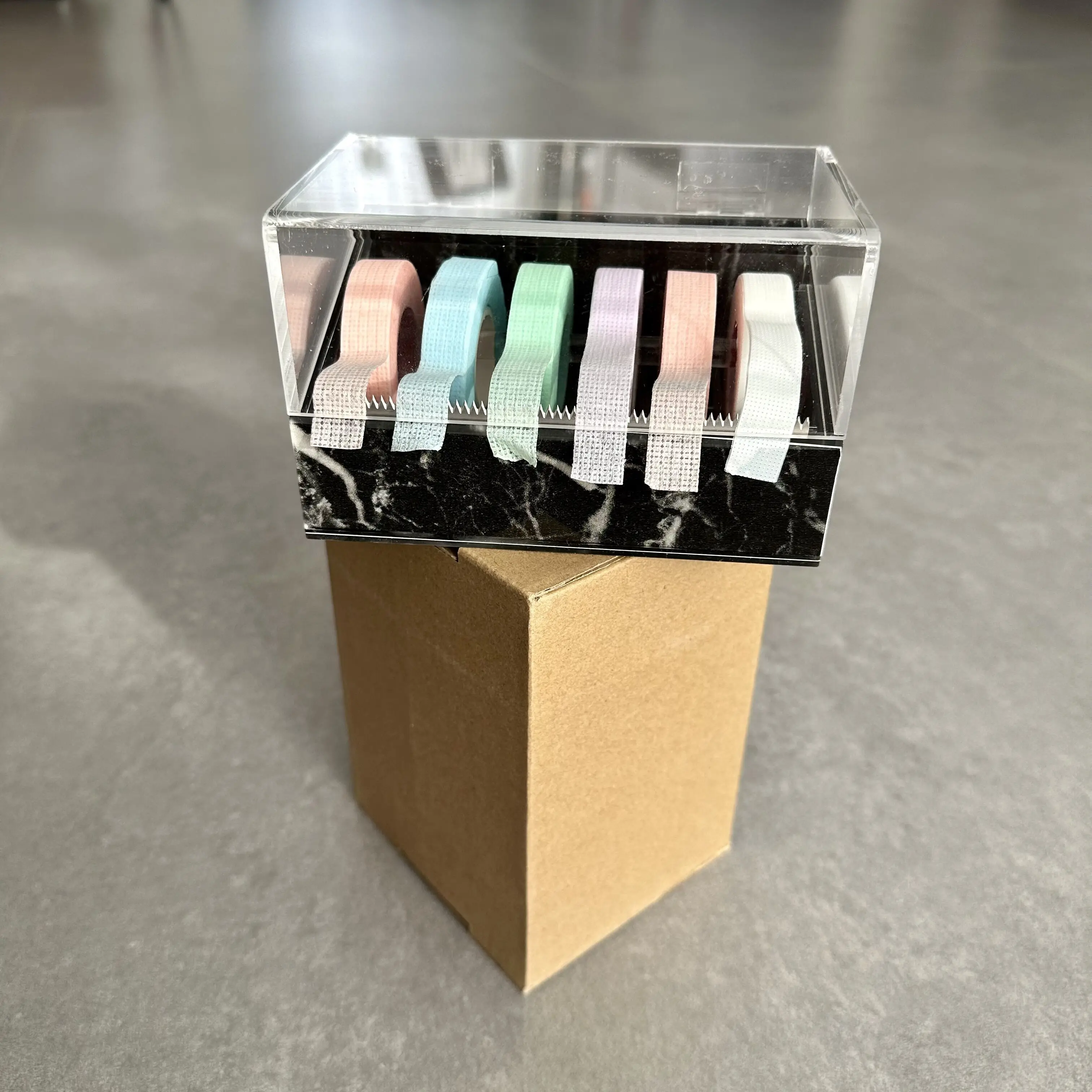 Office PE Grafting Makeup Storage Accessories Roll Heart White Easy Dustproof Lash Tape Eyelash Eye Extension Dispenser Cutter
Office PE Grafting Makeup Storage Accessories Roll Heart White Easy Dustproof Lash Tape Eyelash Eye Extension Dispenser Cutter
