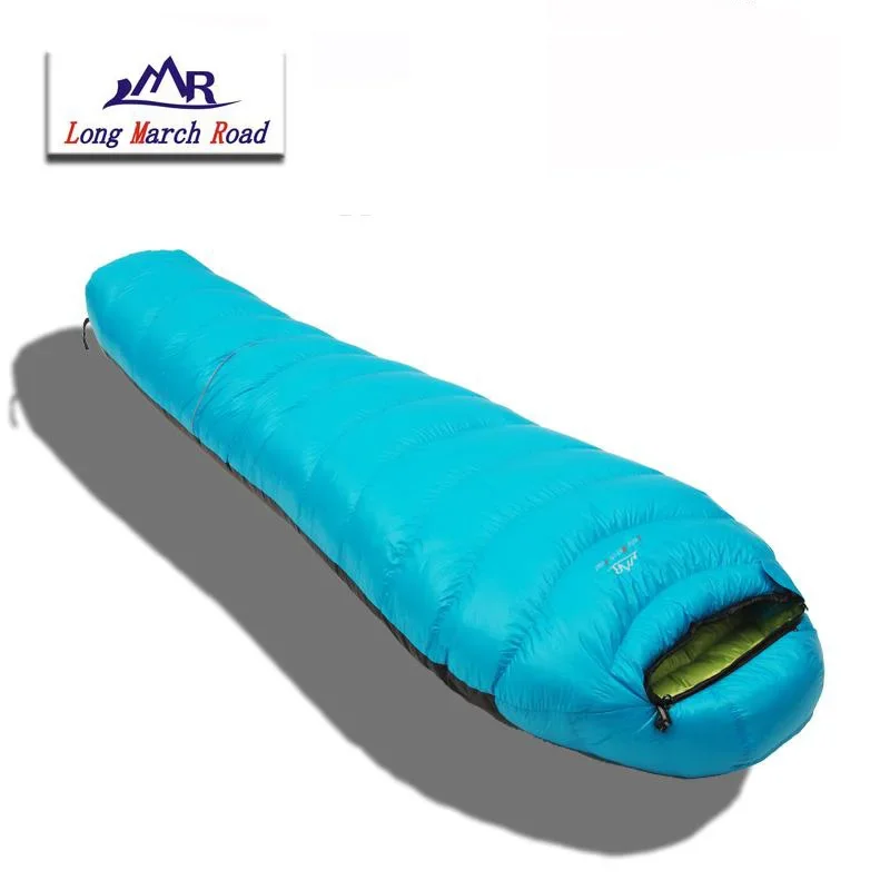 

LMR Filling 1200g/1500g/1800g/2000g White Goose Down Adult Winter Sleeping Bag Can Be Spliced Together Outdoor Tourist Camping