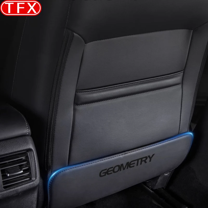 

For Geely Geometry C 2024 2023 Car Styling Anti Kick Plate Pad Anti-kick Mat Protector Mats Seat Back Protector Auto Accessories