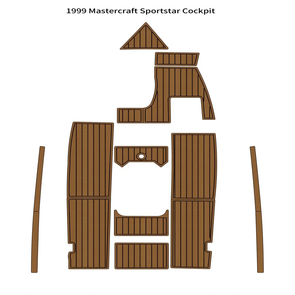 1999 г., коврик для кабины Mastercraft Sportstar, напольный коврик из искусственного тикового пенопласта для лодки
1999 г., коврик для кабины Mastercraft Sportstar, напольный коврик из искусственного тикового пенопласта для лодки