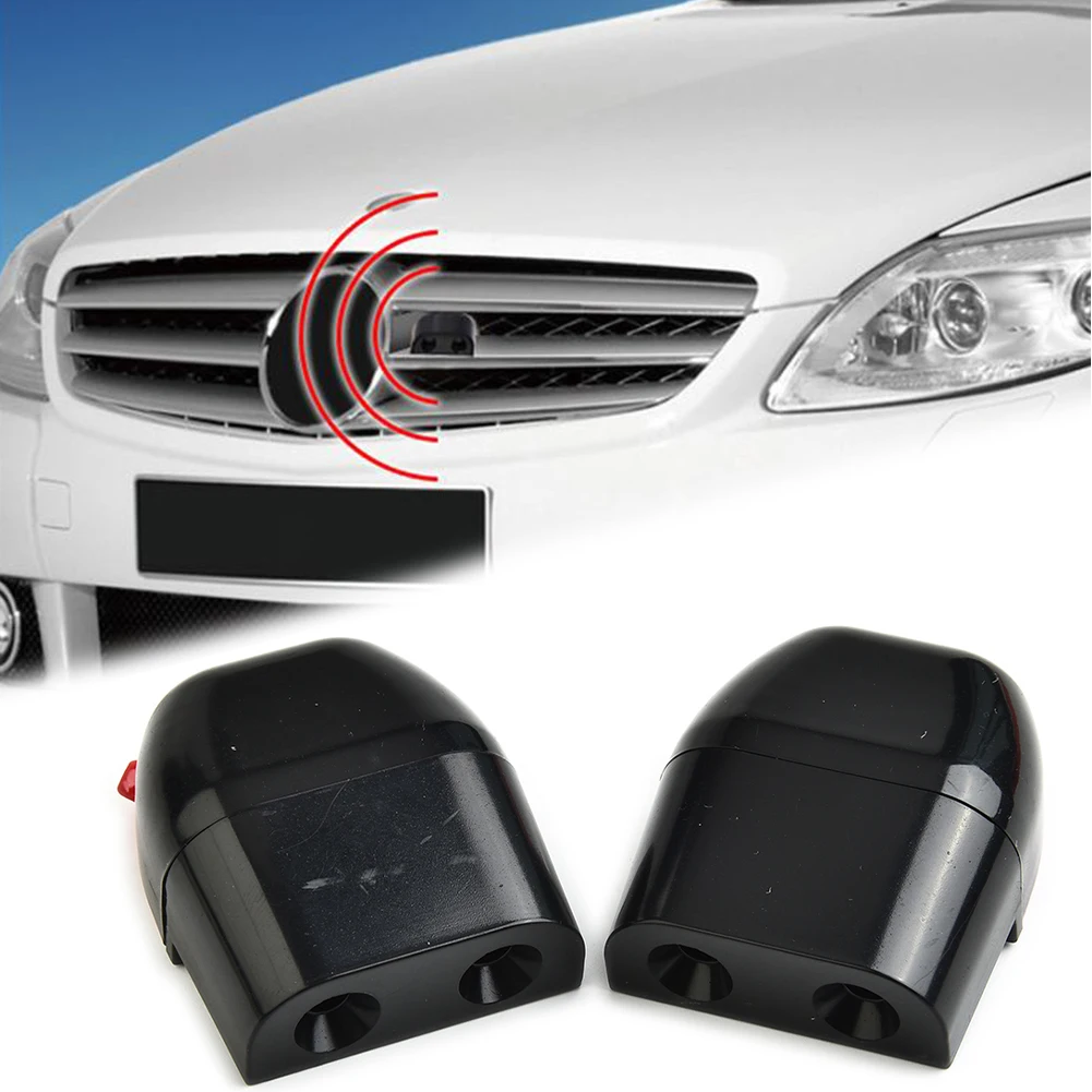 

2pcs For Sonic Gadgets Car Black Grille Mount Animal Drive Away Whistle Repeller Deer Replacement Car Accessories