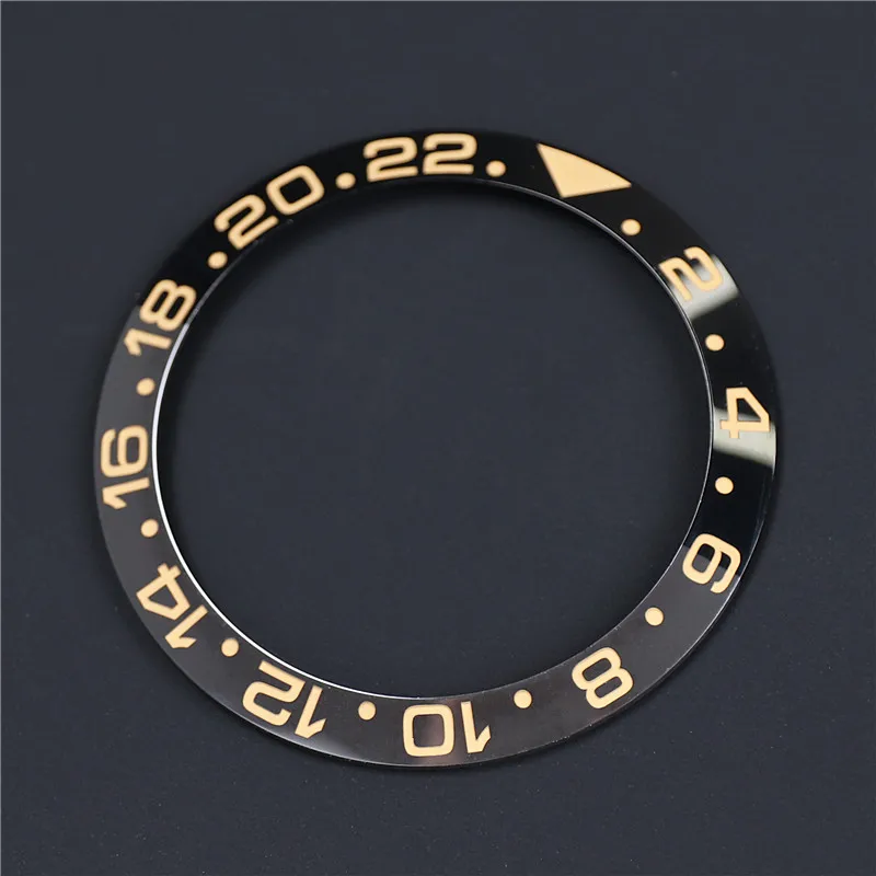 2023 New 38mm GMT Black Grey Gold Numerals 2 Shiny Ceramic Watch Bezel Insert For 40mm NH34 35 Movement Case Skx007 Assembly Mod
2023 New 38mm GMT Black Grey Gold Numerals 2 Shiny Ceramic Watch Bezel Insert For 40mm NH34 35 Movement Case Skx007 Assembly Mod
