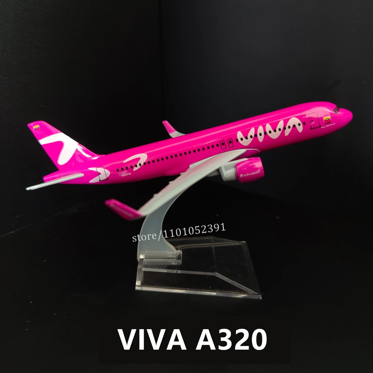 

Масштаб 1:400 Viva A320, копия металлического самолета, модель самолета, литый под давлением, украшение для дома и офиса, Миниатюрная игрушка, фигурка