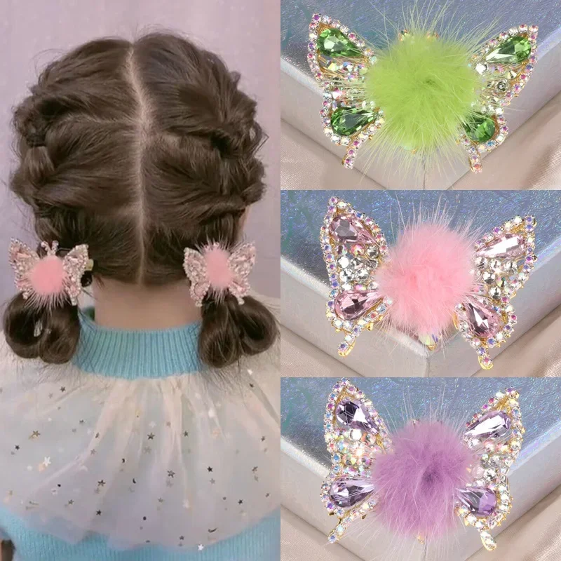 ncmama 3D Movable Butterfly Hairpin Cute Rhinestone Hair Clips For Women Fur Ball Barrettes Hair Clip Headwear Hair Accessories
ncmama 3D Movable Butterfly Hairpin Cute Rhinestone Hair Clips For Women Fur Ball Barrettes Hair Clip Headwear Hair Accessories