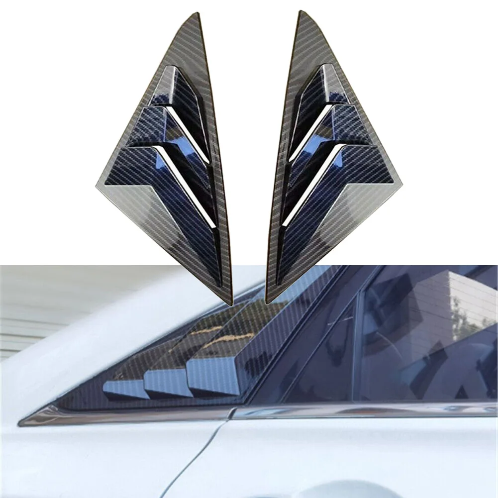 Car Outside Rear Window Glass Decoration Pad LH&rH Carbon Fiber Look Glass Louver Shutter Cover Trim For Hyundai Sonata 2011-14
Car Outside Rear Window Glass Decoration Pad LH&rH Carbon Fiber Look Glass Louver Shutter Cover Trim For Hyundai Sonata 2011-14