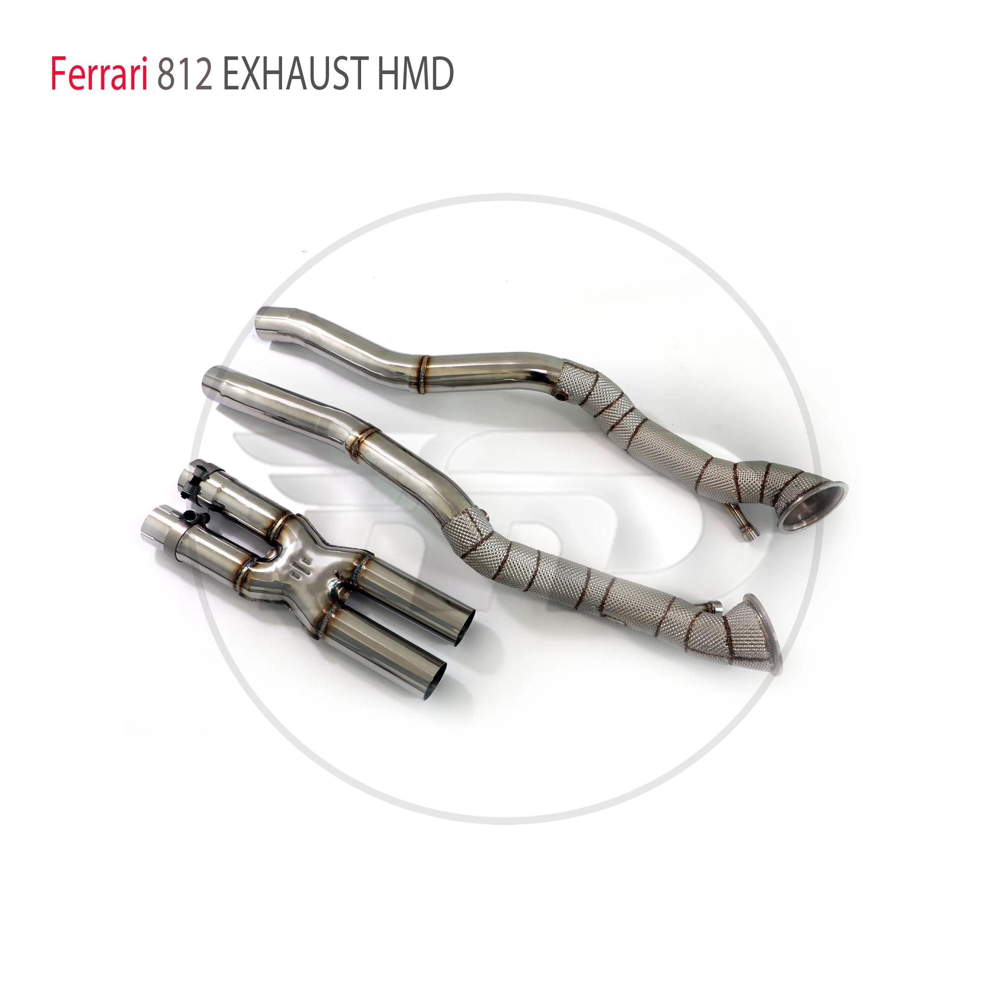 HMD Exhaust System Performance Downpipe for Ferrari 812 6.5L Stainless Steel Race X Pipe With Catalytic Converter Header
HMD Exhaust System Performance Downpipe for Ferrari 812 6.5L Stainless Steel Race X Pipe With Catalytic Converter Header