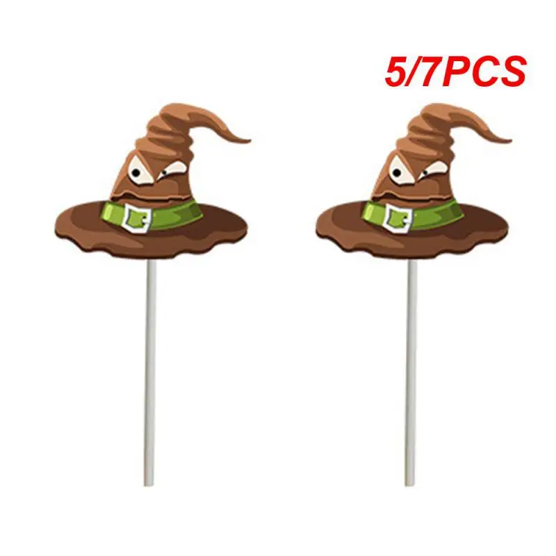 5/7PCS Cake Flag Festive Spooky Pleasure Unique Unique Halloween Cake Decorations Spooky Cake Banner For Halloween Pumpkin Skull
5/7PCS Cake Flag Festive Spooky Pleasure Unique Unique Halloween Cake Decorations Spooky Cake Banner For Halloween Pumpkin Skull