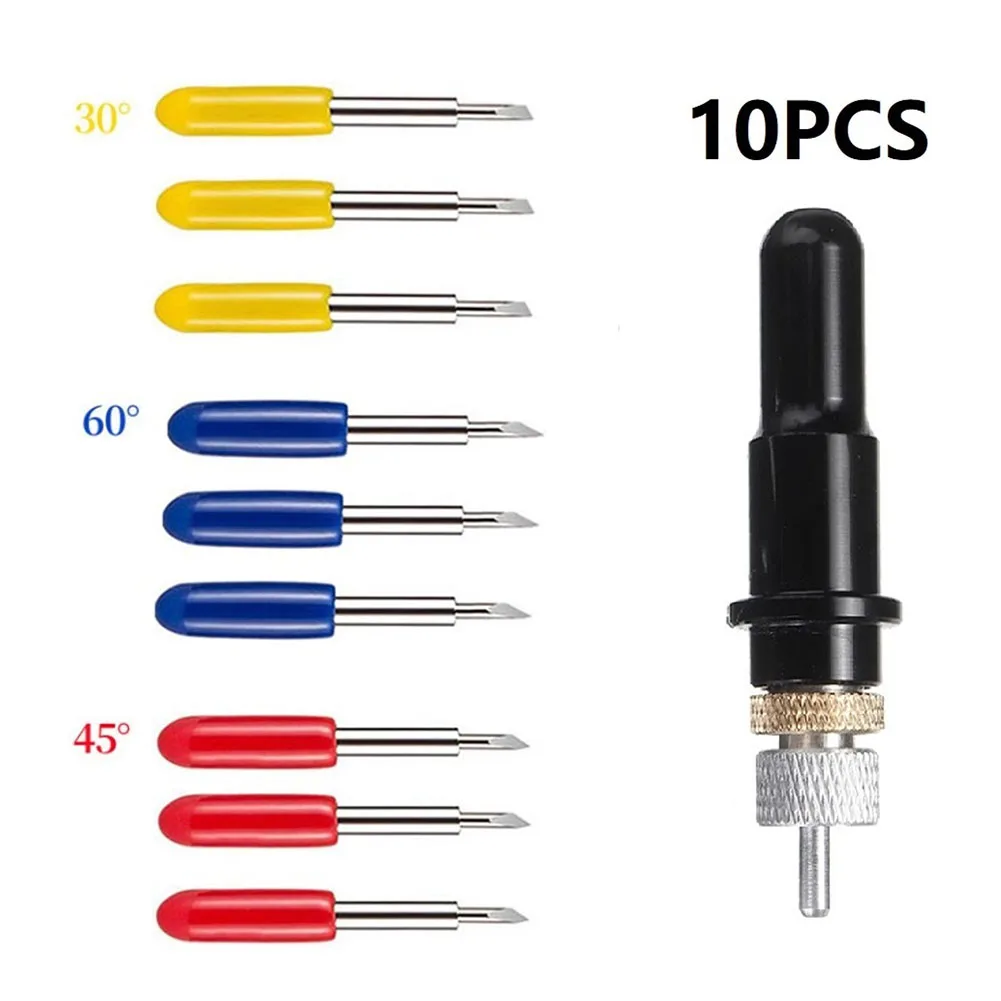 10pcs Tungsten Steel Blade Holder 30/45/60 Degree Blades Milling Cutter For Roland Plotter Cutter Carving Tool Machinery Part
10pcs Tungsten Steel Blade Holder 30/45/60 Degree Blades Milling Cutter For Roland Plotter Cutter Carving Tool Machinery Part
