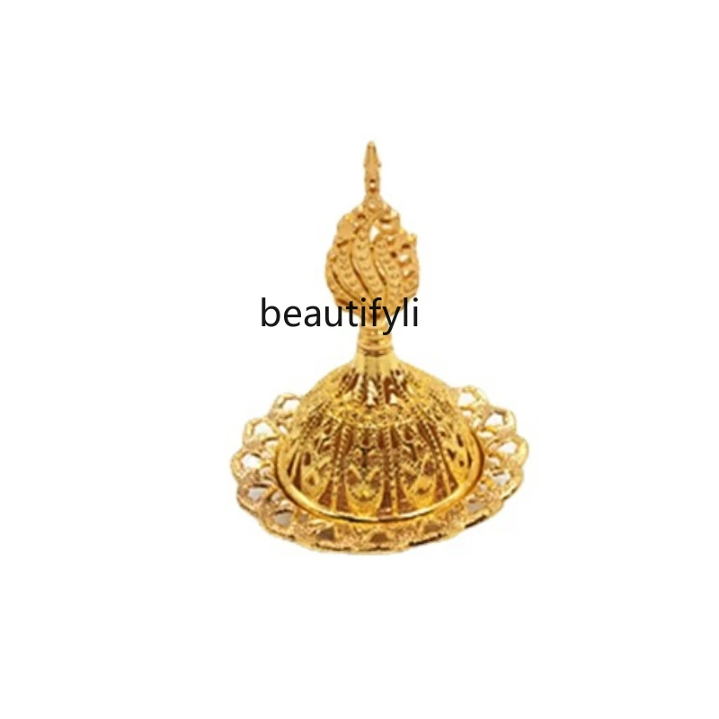 Gold Metal Combination Incense Burner Middle East Mini Small Incense Burner Decoration Censer Incense Holder Incense Holder
Gold Metal Combination Incense Burner Middle East Mini Small Incense Burner Decoration Censer Incense Holder Incense Holder