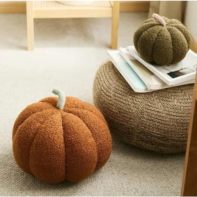 

Halloween Pumpkin Plush Toy Kawaii Plushies Pillows Cute Plant Soft Stuffed Doll Holidays Props Decorative Throw for Kid