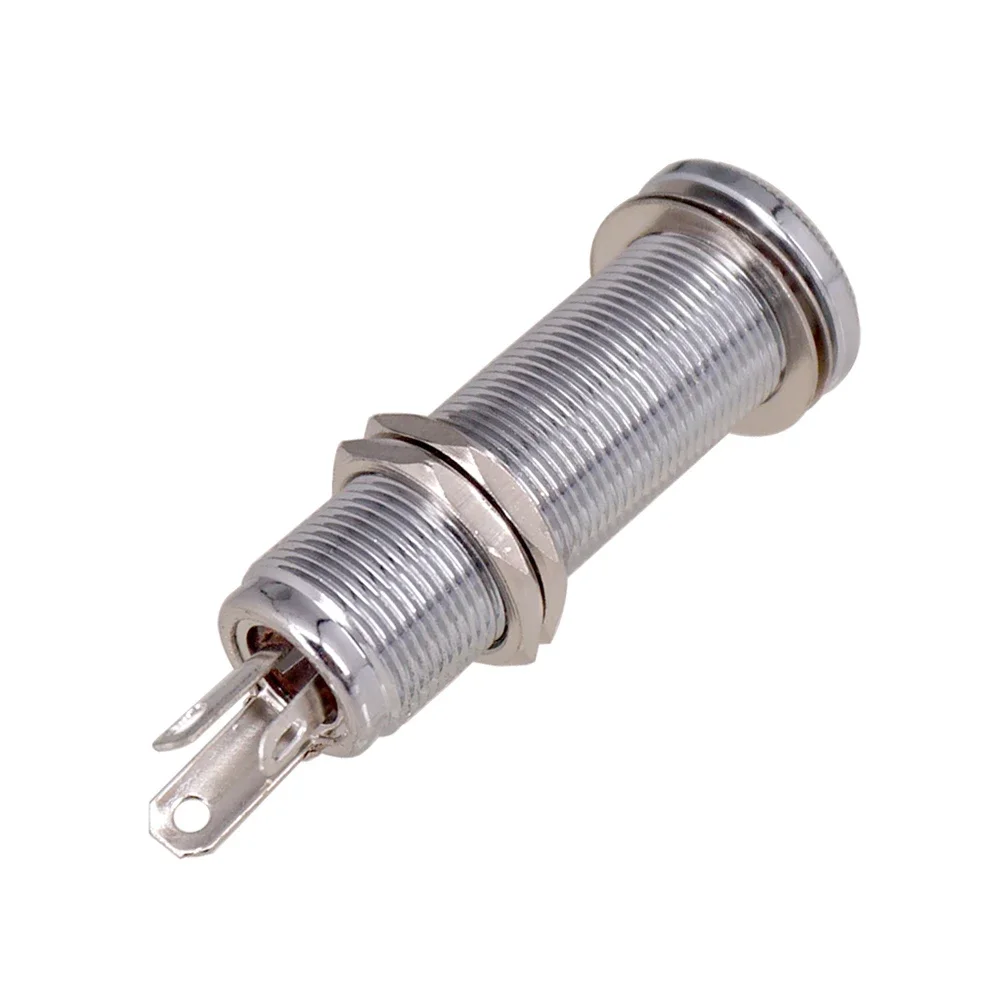 Electric Guitar Bass Guitar Socket 6.35mm Socket Stereo 1/4 Inch Output Jacks Plug Parts Jack Socket Chrome Nut & Washer
Electric Guitar Bass Guitar Socket 6.35mm Socket Stereo 1/4 Inch Output Jacks Plug Parts Jack Socket Chrome Nut & Washer