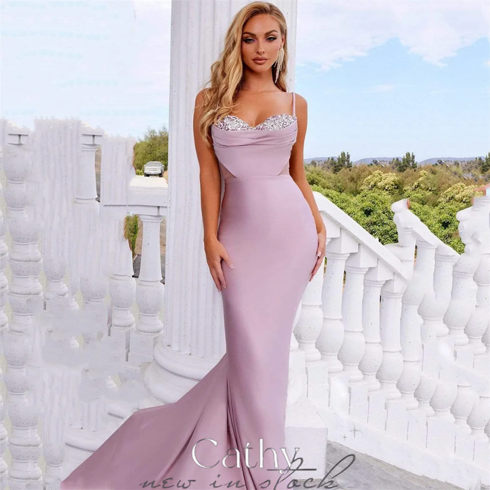 Cathy Nude Pink فساتين السهرة Elegant Mermaid Vestidos De Noche Bright Diamond On Chest Prom Gown Fishtail Prom Dress 2023
Cathy Nude Pink فساتين السهرة Elegant Mermaid Vestidos De Noche Bright Diamond On Chest Prom Gown Fishtail Prom Dress 2023