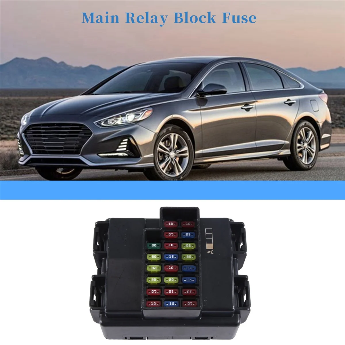 Предохранитель главного реле автомобиля для Hyundai Sonata 2015-2017 91950-C1620 91950C1620
Предохранитель главного реле автомобиля для Hyundai Sonata 2015-2017 91950-C1620 91950C1620
