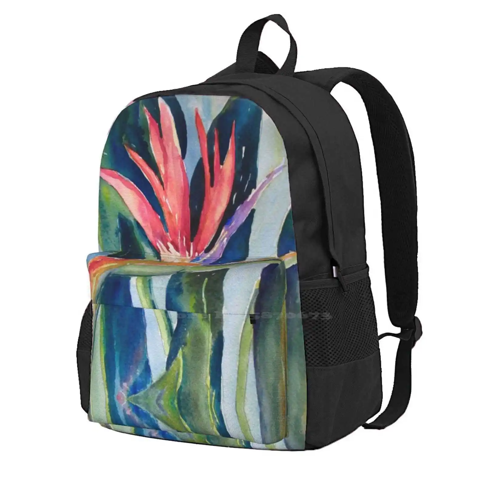 

Bird Of Paradise Hot Sale Backpack Fashion Bags Bermuda Floral Tropical Image Bird Of Paradise Flower