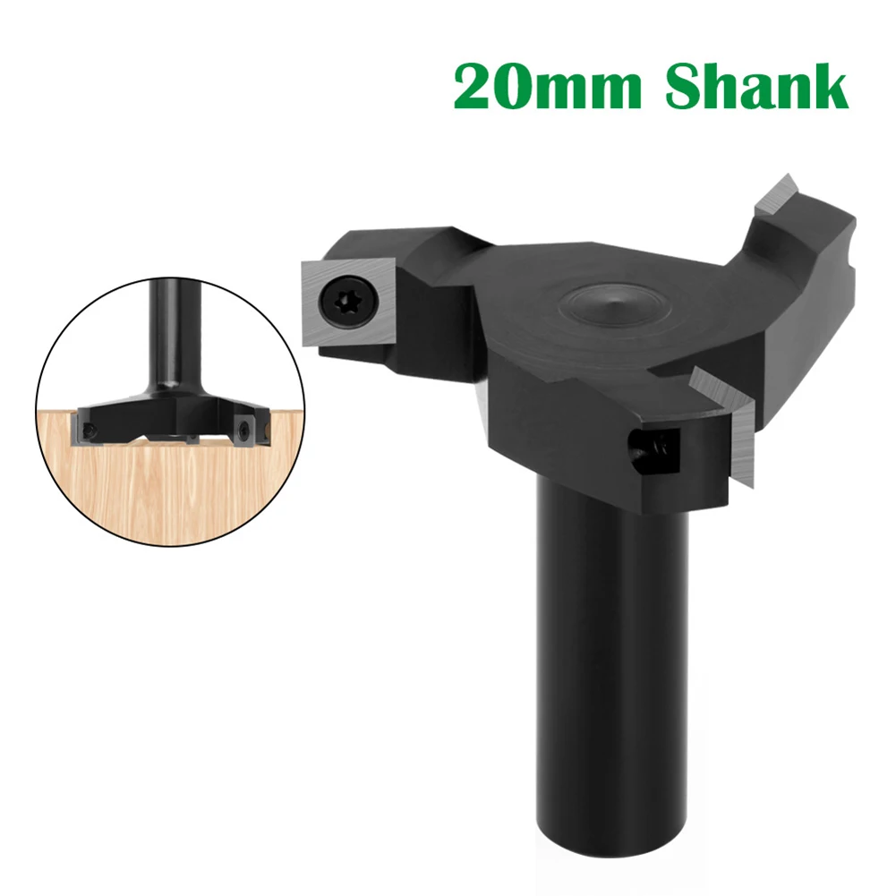 20mm Shank CNC-Cleaning Bottom Router Bit Spoilboard Wood Milling Cutter Trimming T-shaped Tenon Cutter Router Bits Tool
20mm Shank CNC-Cleaning Bottom Router Bit Spoilboard Wood Milling Cutter Trimming T-shaped Tenon Cutter Router Bits Tool