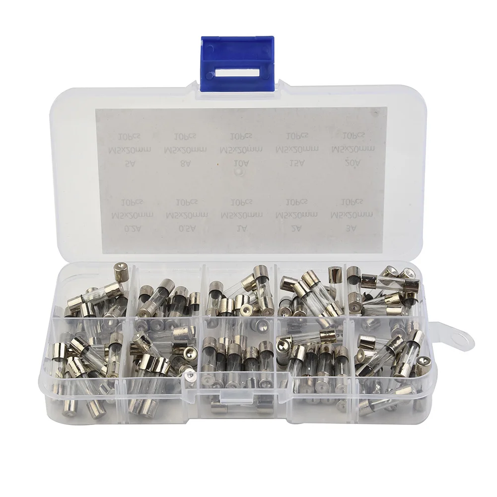 100 Pcs Glass Fuse 5*20mm Fast Blow 250V Select From 0.2A To 20A Electric Electrical Equipment Accessories
100 Pcs Glass Fuse 5*20mm Fast Blow 250V Select From 0.2A To 20A Electric Electrical Equipment Accessories