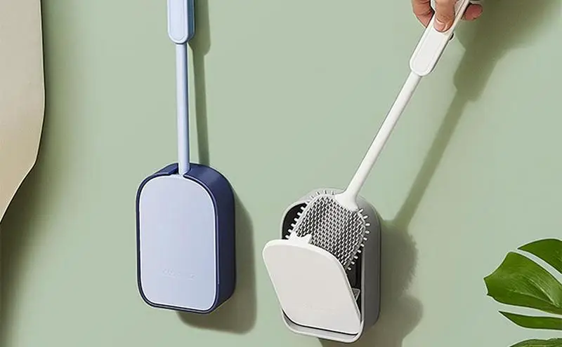 Wall Mounted Toilet Brush Efficient Magnetic Suction Toilet Brush with Long Handle Toilet Bowl Cleaner Brush for Bathroom Toilet
Wall Mounted Toilet Brush Efficient Magnetic Suction Toilet Brush with Long Handle Toilet Bowl Cleaner Brush for Bathroom Toilet