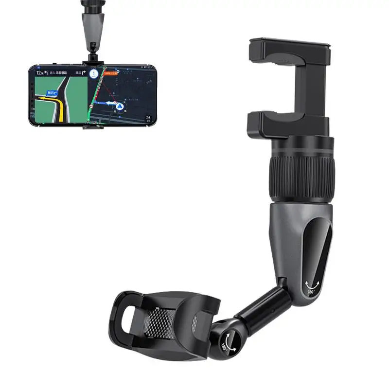 Car Rear View Mirror Phone Holder 360 Degree Rotary Cellphone Mount Bracket Adjustable Multifunctional Universal Smartphone
Car Rear View Mirror Phone Holder 360 Degree Rotary Cellphone Mount Bracket Adjustable Multifunctional Universal Smartphone