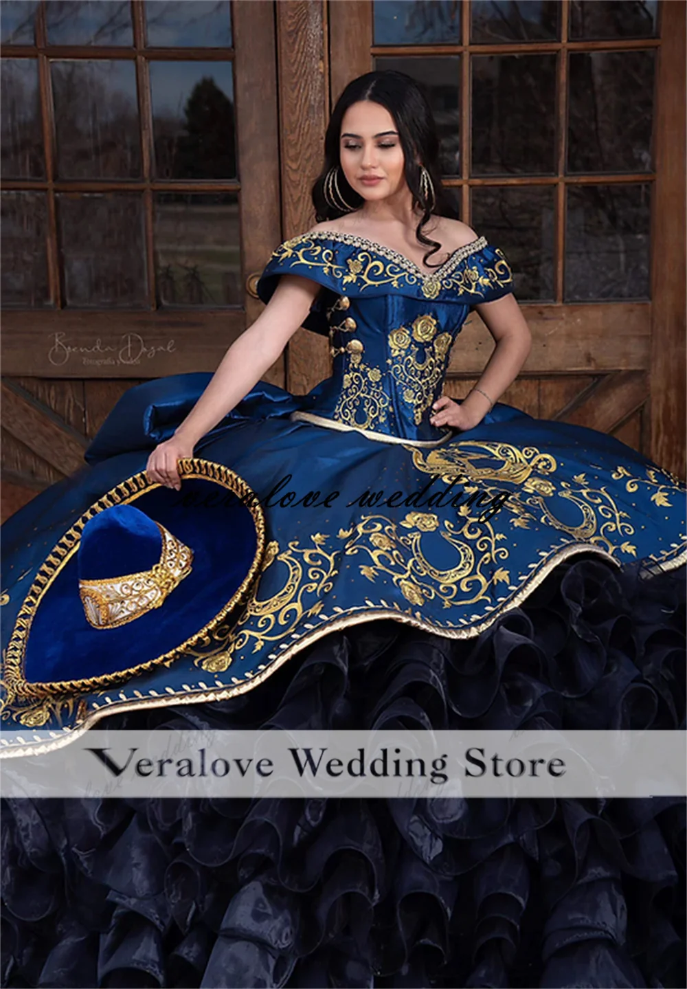 Navy Blue Embroidery Ball Gown Mexi Quinceanera Dresses 2023 Off Shoulder Ruffle Sweet 16 Dresses Vestidos De 15 Años
Navy Blue Embroidery Ball Gown Mexi Quinceanera Dresses 2023 Off Shoulder Ruffle Sweet 16 Dresses Vestidos De 15 Años
