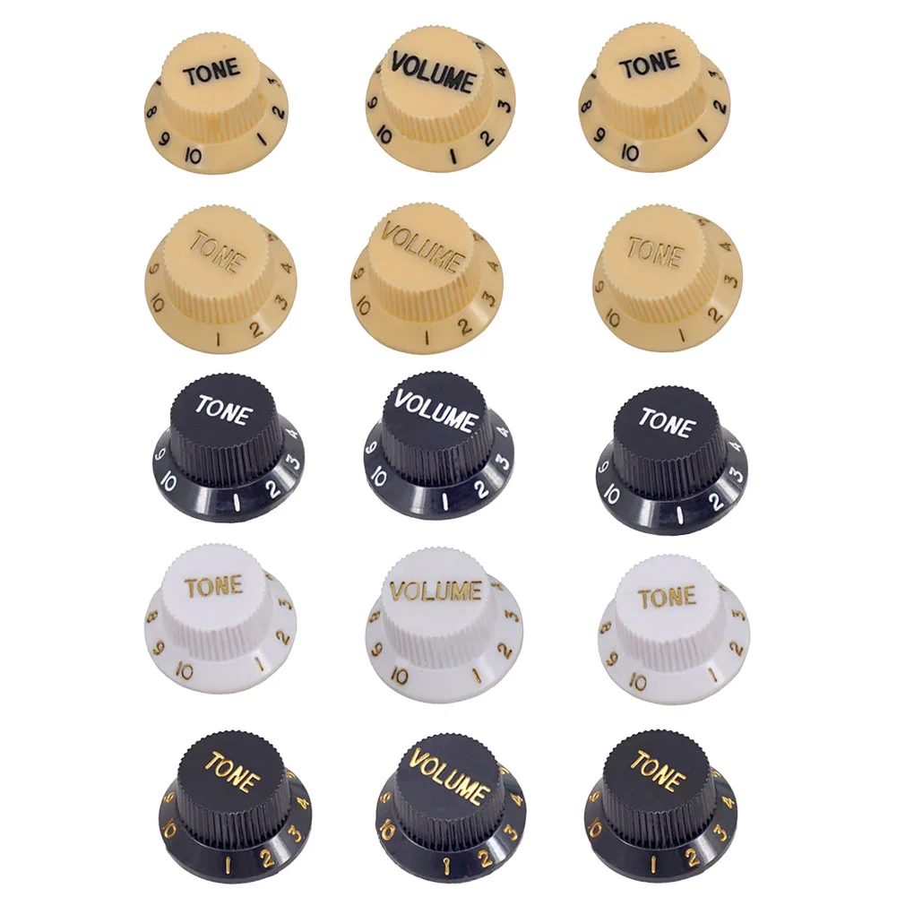 3PCS Guitars Strat Knob 1 Volume 2 Tone Control Knobs For ST SQ Guitar Accessories Excellent Replacement Knobs Jacks Switches
3PCS Guitars Strat Knob 1 Volume 2 Tone Control Knobs For ST SQ Guitar Accessories Excellent Replacement Knobs Jacks Switches
