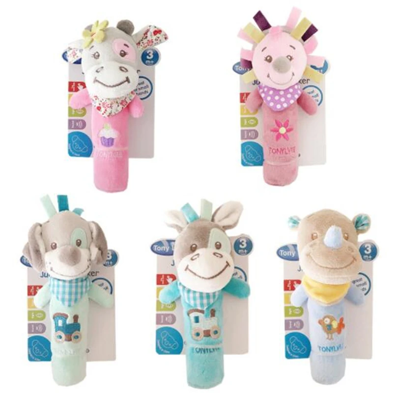 Baby Rattles Ring Bell Infant Cartoon Animal Rattle Cute Plush Animal Hand Bells Newborn Early Educational Doll Toys Speelgoed
Baby Rattles Ring Bell Infant Cartoon Animal Rattle Cute Plush Animal Hand Bells Newborn Early Educational Doll Toys Speelgoed