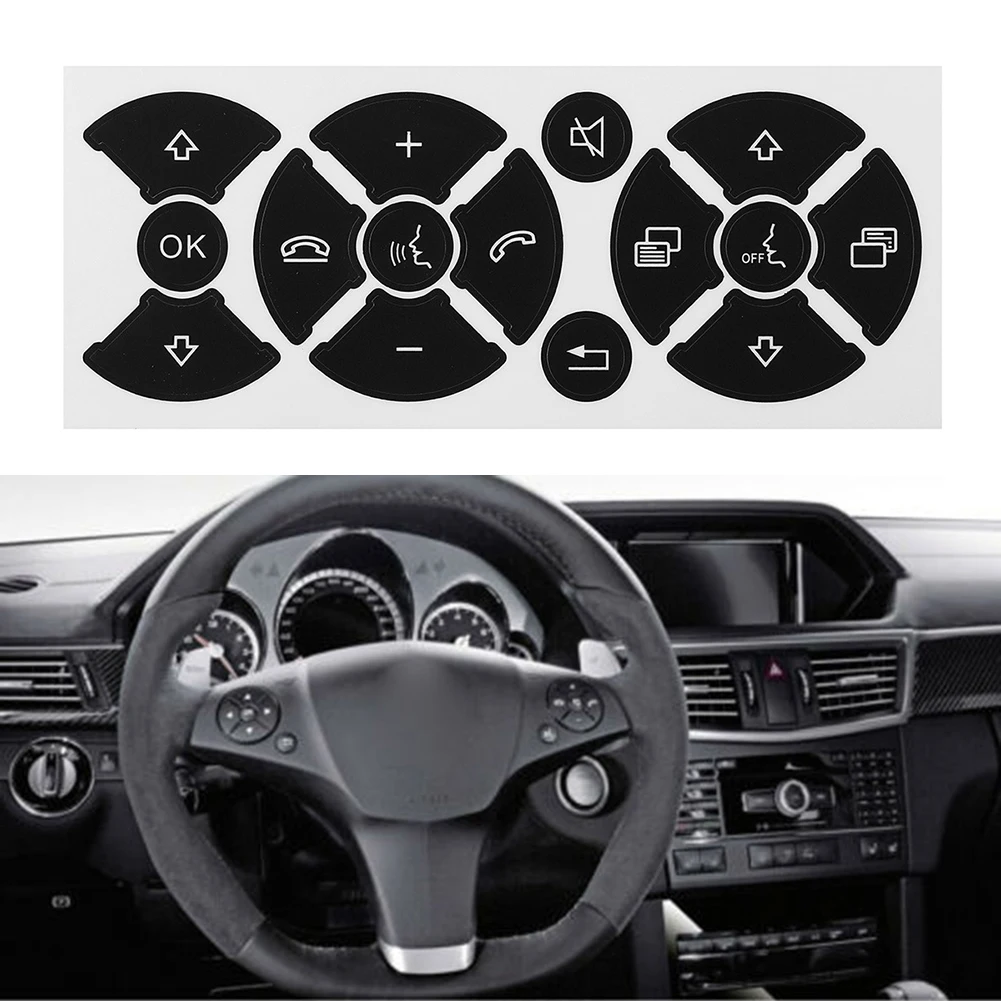 For Benz Car Steering Wheel Switch Button Repair Stickers Black For Mercedes C E G 2007-2014 Anti Scratch Dustproof Sticker
For Benz Car Steering Wheel Switch Button Repair Stickers Black For Mercedes C E G 2007-2014 Anti Scratch Dustproof Sticker