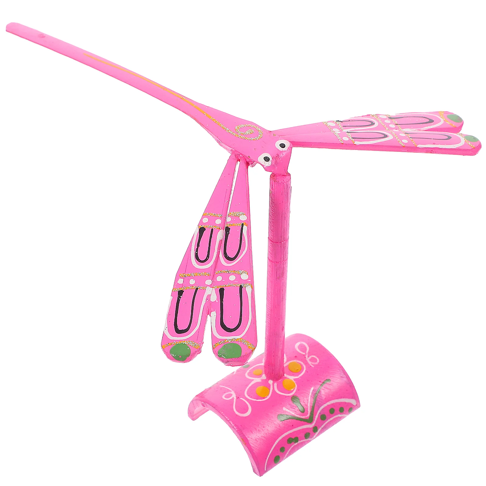 Novelty Bamboo Dragonfly Propeller Toy Kids Balance Toy Educational Prop Science Display Model With Holder
Novelty Bamboo Dragonfly Propeller Toy Kids Balance Toy Educational Prop Science Display Model With Holder