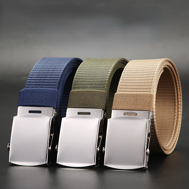 3.8cm Nylon Men's Belt Metal Automatic Buckle Outdoor Breathable Solid Color Braided Belt for Men Youth Trend Waistband
3.8cm Nylon Men's Belt Metal Automatic Buckle Outdoor Breathable Solid Color Braided Belt for Men Youth Trend Waistband
