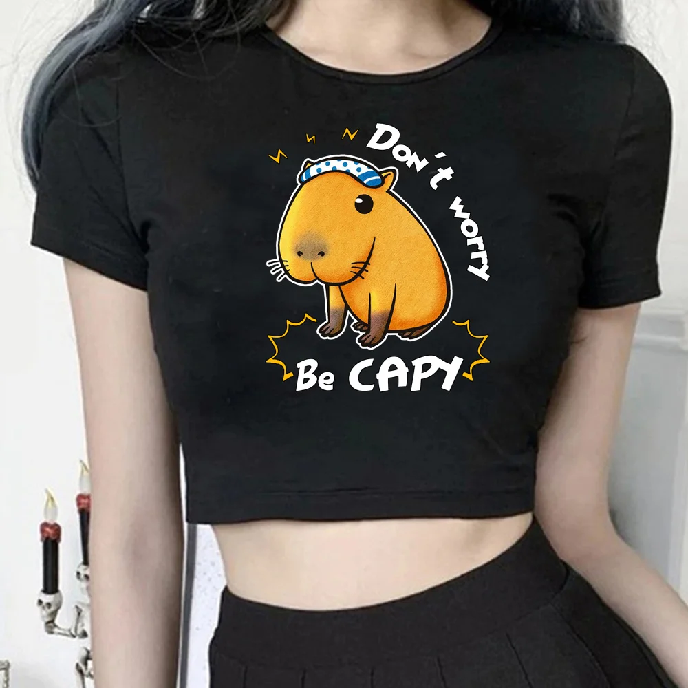 Capybara t shirt aesthetic yk2 crop top girl cyber y2k aesthetic vintage korean fashion clothes t-shirts
Capybara t shirt aesthetic yk2 crop top girl cyber y2k aesthetic vintage korean fashion clothes t-shirts