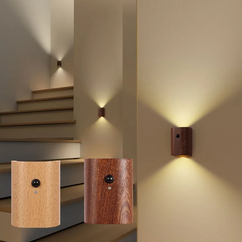 LED Wood Wall Lights Linkage Motion Sensor Night Lights Type-C USB Night Lamp Magnetic Bedroom Bedside Lighting Lights ночник
LED Wood Wall Lights Linkage Motion Sensor Night Lights Type-C USB Night Lamp Magnetic Bedroom Bedside Lighting Lights ночник