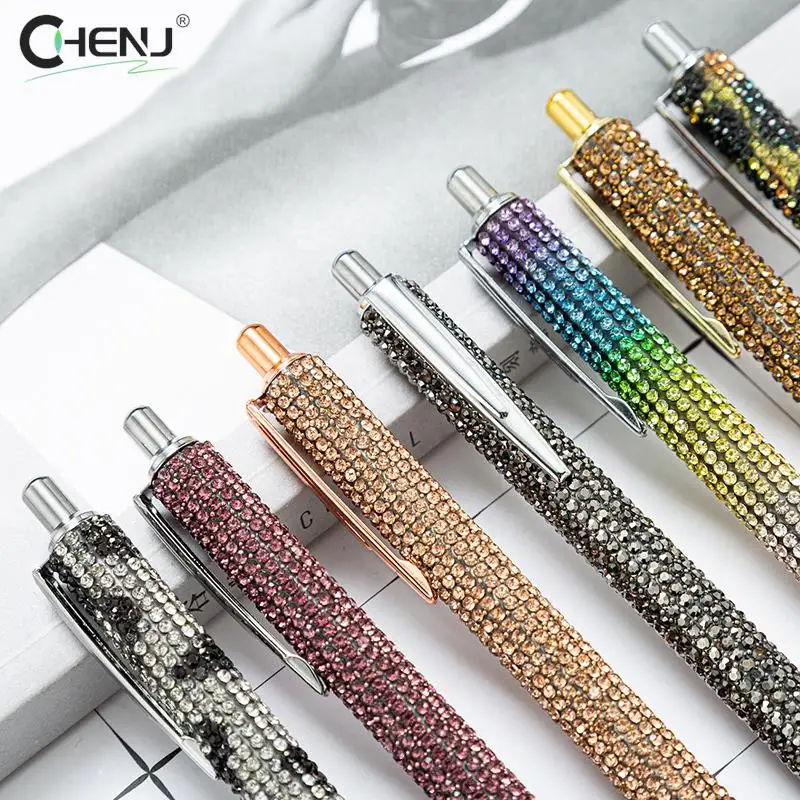 Press Metal Ballpoint Pens Diamond Multi-color Gift Pen Creative Office Supplies Student Stationary Supplies Accessory
Press Metal Ballpoint Pens Diamond Multi-color Gift Pen Creative Office Supplies Student Stationary Supplies Accessory