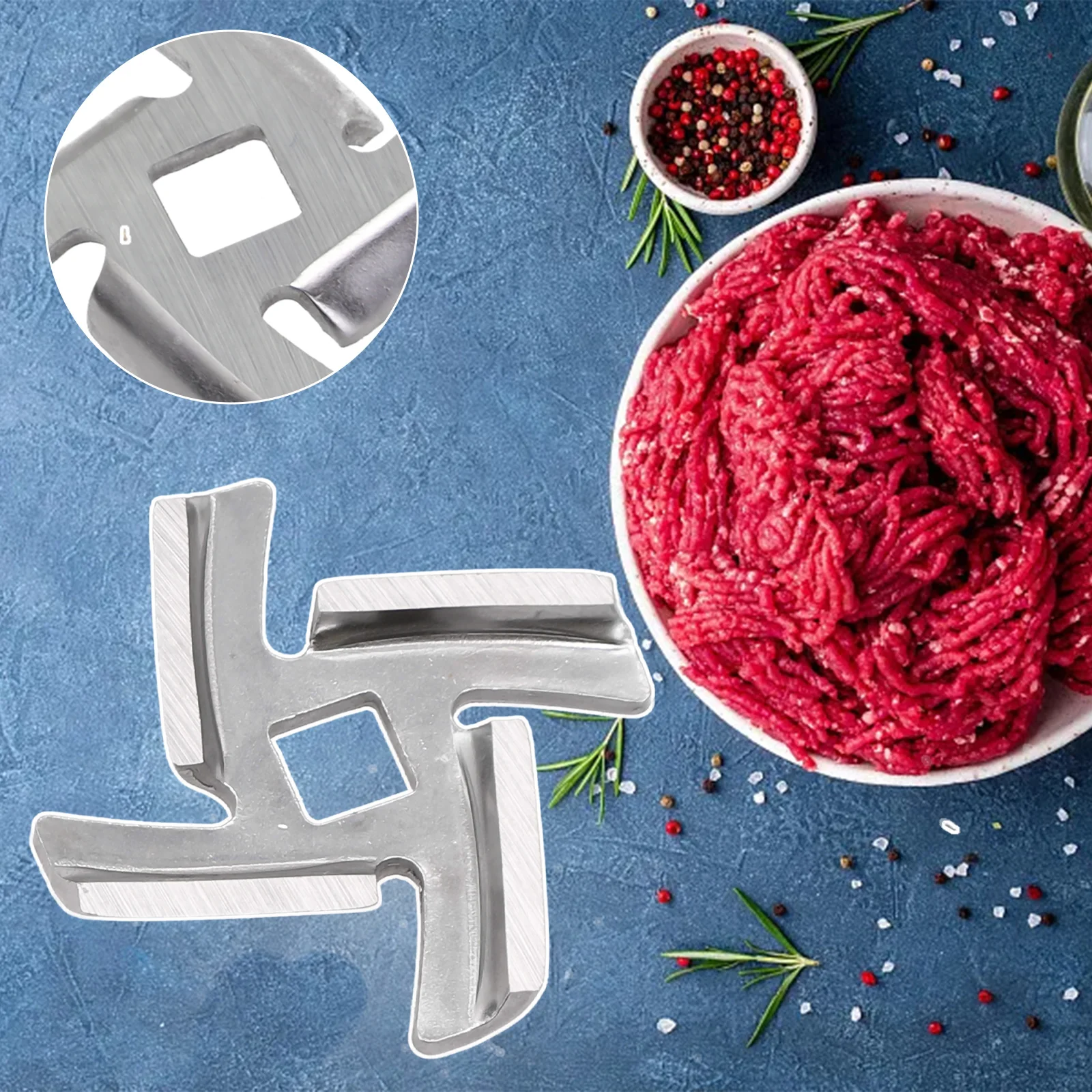 Mincer Meat Grinder Blades Cutting Chopper Cutter Attachment Kitchen 8mm Hole Replacement Accessories Cooking Aid
Mincer Meat Grinder Blades Cutting Chopper Cutter Attachment Kitchen 8mm Hole Replacement Accessories Cooking Aid