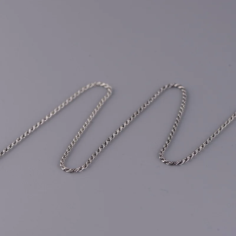 Jewelry on the Neck Twisted Chain 925 Sterling Silver Chains Neckalce Chains for Women Neck Chain for Men Real Silver Chain 925
Jewelry on the Neck Twisted Chain 925 Sterling Silver Chains Neckalce Chains for Women Neck Chain for Men Real Silver Chain 925