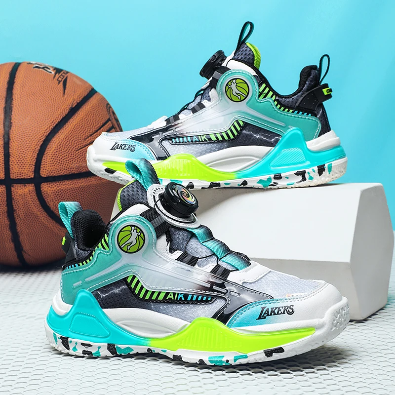 New Boys' Brand Children's Basketball Shoes Sports Shoes Thick Sole Anti slip Children's Sports Shoes
New Boys' Brand Children's Basketball Shoes Sports Shoes Thick Sole Anti slip Children's Sports Shoes