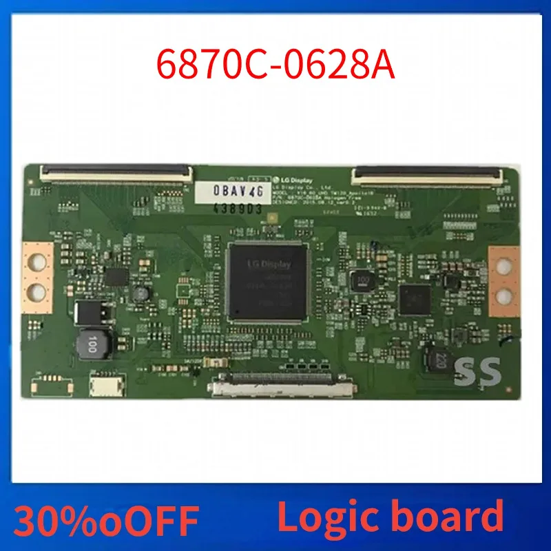 Оригинальная плата для телевизора 6870C-0628A T-Con, оборудование для отображения, T-карта, оригинальная запасная плата Tcon, плата 6870C 0628A
Оригинальная плата для телевизора 6870C-0628A T-Con, оборудование для отображения, T-карта, оригинальная запасная плата Tcon, плата 6870C 0628A