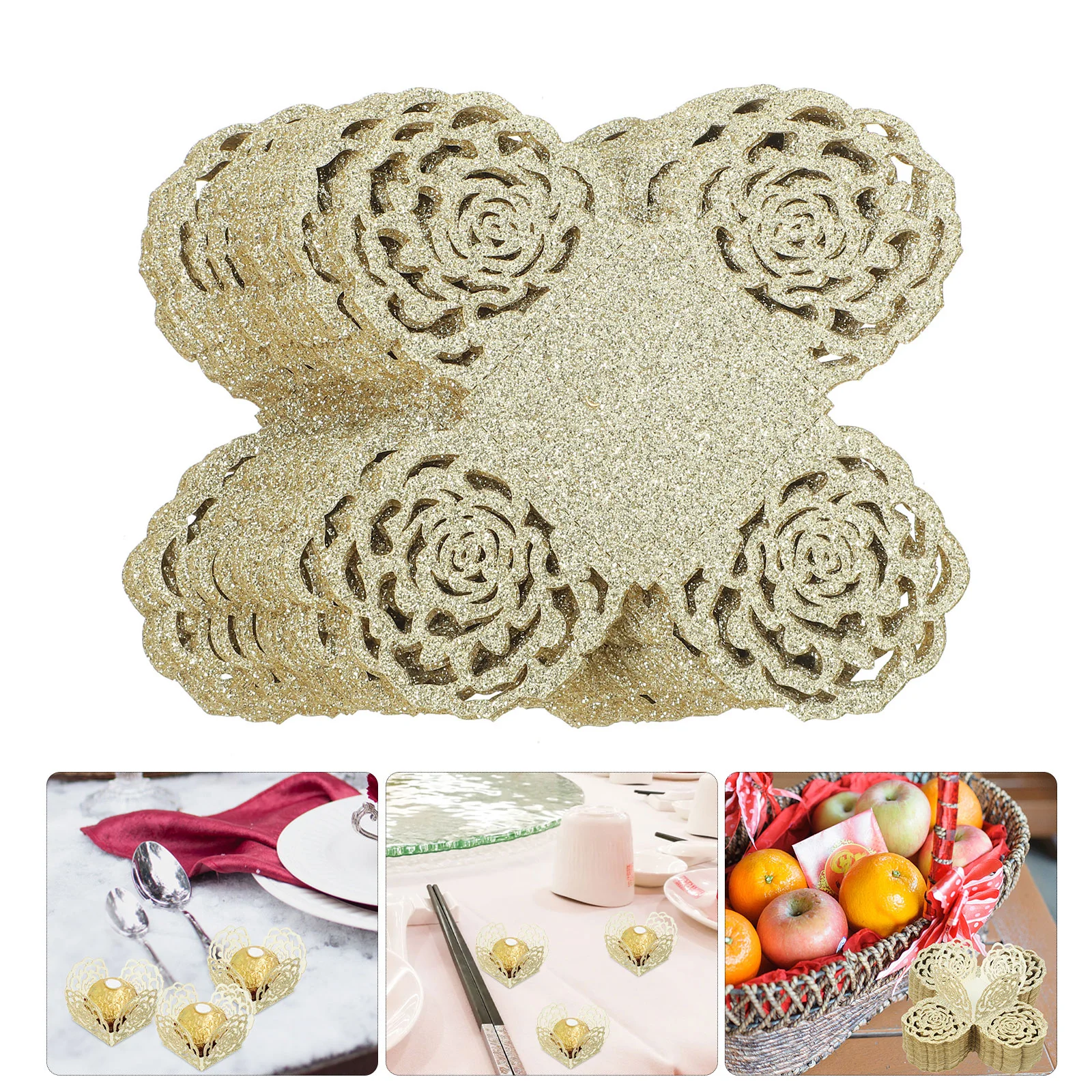 Chocolate Paper Holders Truffle Cups Wrapping Rose Border Packaging Paper Tray For Wedding Party Dessert Table Decor
Chocolate Paper Holders Truffle Cups Wrapping Rose Border Packaging Paper Tray For Wedding Party Dessert Table Decor