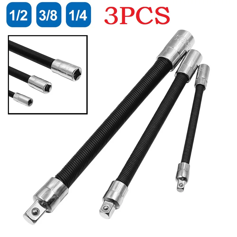 1/4 3/8 1/2 Driver Flexible Socket Extension Bar Adapter Long Socket Extension Rod Torque Socket Ratchet Wrench Extender 1PC
1/4 3/8 1/2 Driver Flexible Socket Extension Bar Adapter Long Socket Extension Rod Torque Socket Ratchet Wrench Extender 1PC