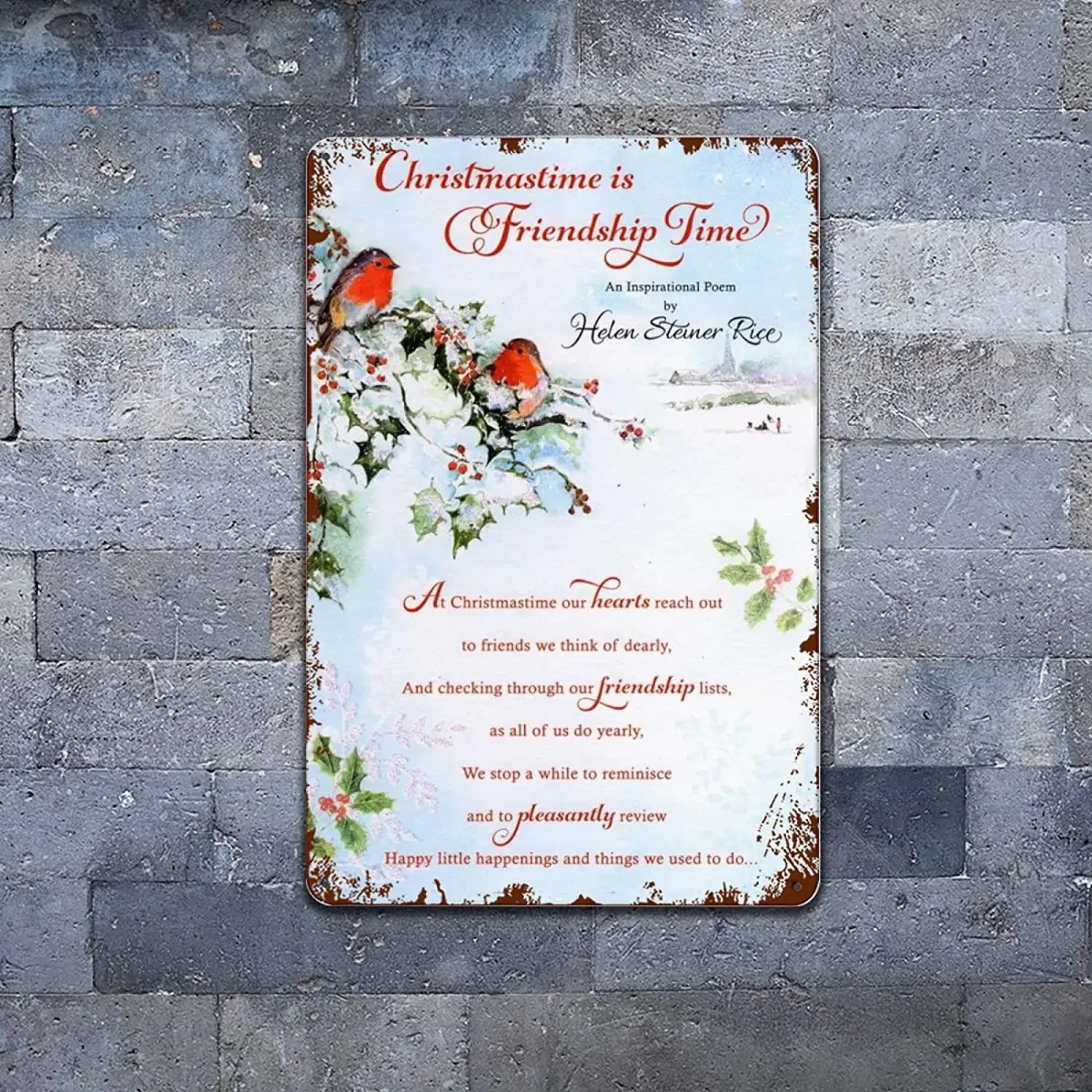 kegill Christmas Friendship Tin Signs Metal Vintage Pub Tin Sign Wall Decor for Bar Home Restaurants Cafes Office Gift Retro
kegill Christmas Friendship Tin Signs Metal Vintage Pub Tin Sign Wall Decor for Bar Home Restaurants Cafes Office Gift Retro