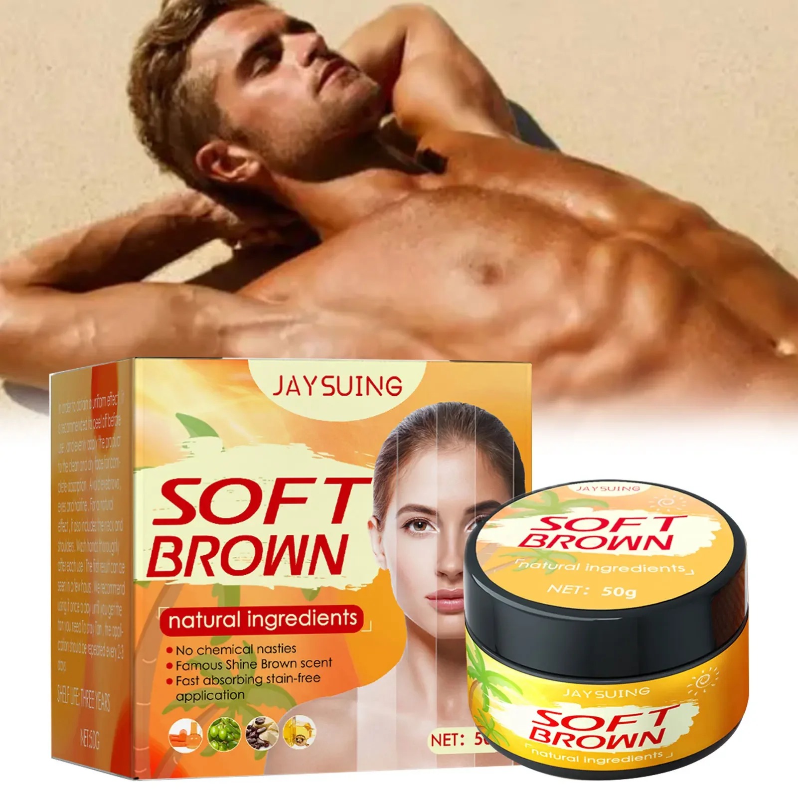 Soft Brown Tanning Cream Self Tanning Moisturizer Outdoor Sunbathing UV Sun Use Bronzer Self Tanner Bronzer Self-tanning Cream
Soft Brown Tanning Cream Self Tanning Moisturizer Outdoor Sunbathing UV Sun Use Bronzer Self Tanner Bronzer Self-tanning Cream
