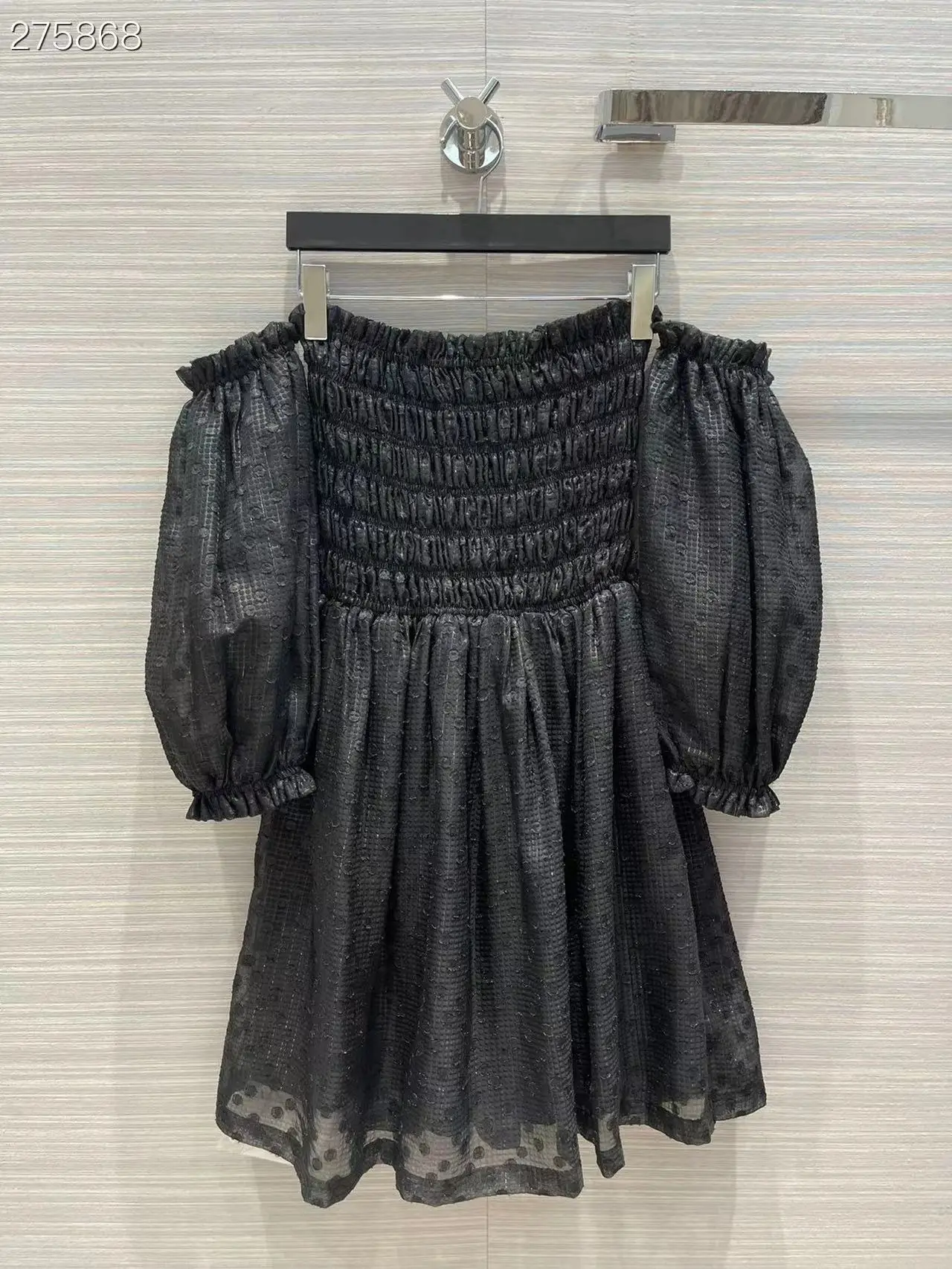 Fashion Runway 2022 Summer Vintage Mini Dress Women 3/4 Sleeve Jacquard Bust Elastic High Quality Elegant Black Dresses
Fashion Runway 2022 Summer Vintage Mini Dress Women 3/4 Sleeve Jacquard Bust Elastic High Quality Elegant Black Dresses