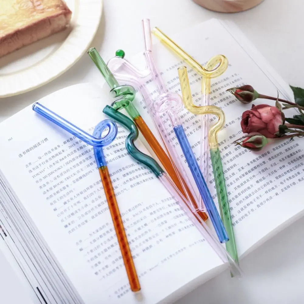 Bar Accessories Color Contrast Washable Drinking Tube Glass Straw Gift Box Set Juice Milk Drinking
Bar Accessories Color Contrast Washable Drinking Tube Glass Straw Gift Box Set Juice Milk Drinking
