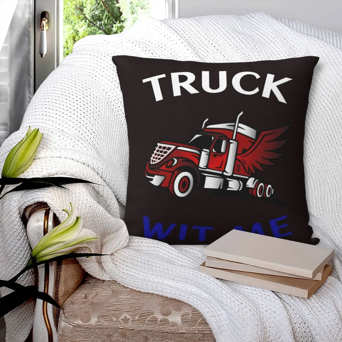 Angel Trucker Truck Wit Me NFWRB Square Pillowcase Pillow Cover Polyester Cushion Decor Comfort Throw Pillow for Home Car
Angel Trucker Truck Wit Me NFWRB Square Pillowcase Pillow Cover Polyester Cushion Decor Comfort Throw Pillow for Home Car