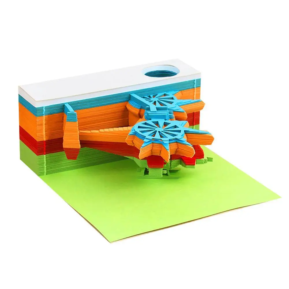 paper carving model ornaments note paper sticky notes 3D three-dimensional note book
paper carving model ornaments note paper sticky notes 3D three-dimensional note book