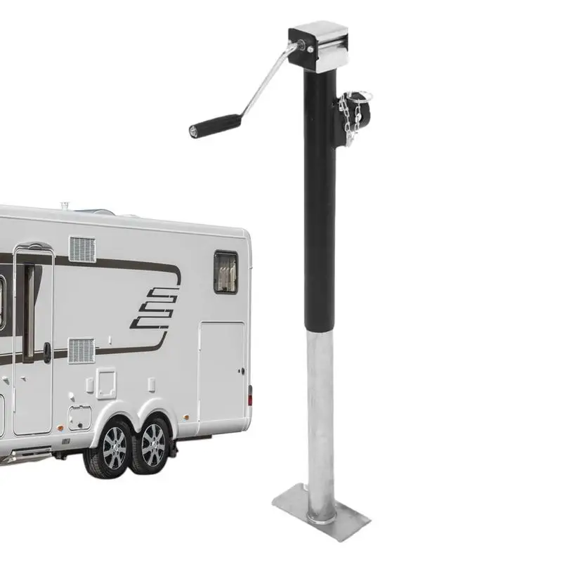 Trailer Jack 10 Inch Top-Wind Vertical Travel Camper Jack Top-Wind Camper Jack with Foot Plate 2000/5000Lbs Capacity Square Pipe
Trailer Jack 10 Inch Top-Wind Vertical Travel Camper Jack Top-Wind Camper Jack with Foot Plate 2000/5000Lbs Capacity Square Pipe