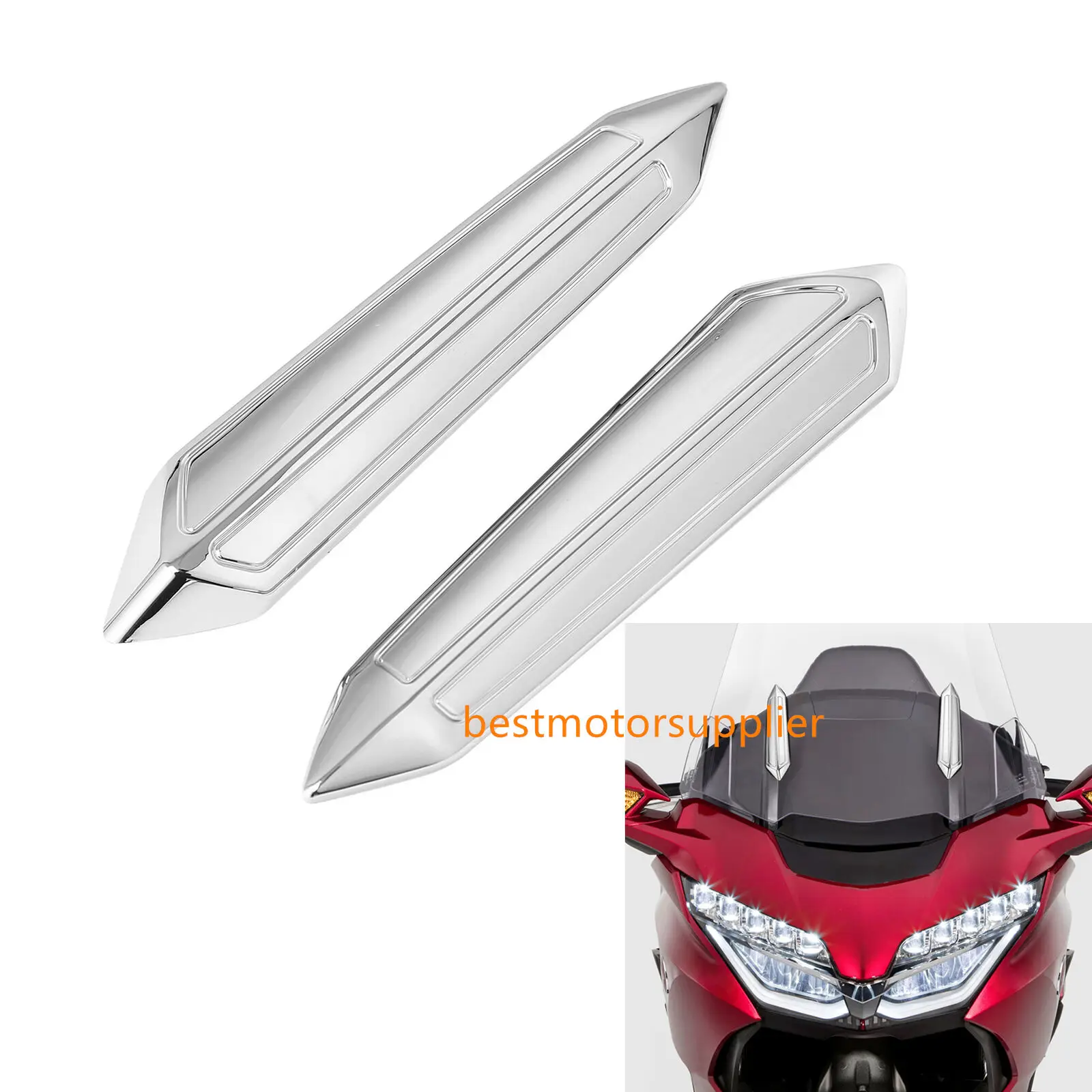 Motorcycle Chrome Windshield Trim For Honda Goldwing 1800 GL1800 2018 2019 2020 2021 2022 2023
Motorcycle Chrome Windshield Trim For Honda Goldwing 1800 GL1800 2018 2019 2020 2021 2022 2023
